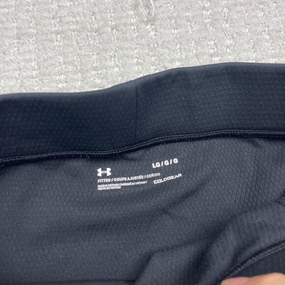 Under Armour 2.0 Base Layer Fitted Pants ColdGear Tights Thermal Mens Sz L Black - Picture 5 of 10